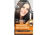 Kativa Brazilian Straightening Kit Set Con Cheratina Per Lisciare I Capelli 225 Ml
