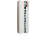 Armadio Ufficio Lona Bianco A. 223 X L. 70 X P. 39 Cm