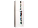Armadio Ufficio Lona Bianco A. 200 X L. 70 X P. 39 Cm