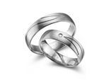 Trauring MARRYA Titan Ringe Trauringe Eheringe Partnerringe Gr. 54, silber (damen ring, silber), Fingerringe, Damen, 54, Titan