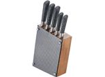 Set Di Coltelli Premium (6 Pezzi) Con Blocco Di Legno - Per Cuochi Professionisti E Dilettanti