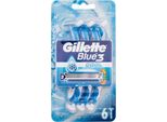 Gillette Blue 3 Cool Rasoio Monouso 6 Pezzi M
