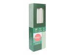 Candele Taper, Bianco Nuvoloso, Bolsius Essentials, 24/245 Mm, Tempo Di Combustione Circa 7 Ore, 8 Pezzi Per Confezione
