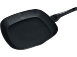 Padella Per Grigliate 28X28 Cm Manico Ergonomico Padella Nera Per Tutti I Tipi Di Piano Cottura