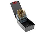 Set Di Punte Elicoidali Hss Da 25 Pezzi, Ø1-13 Mm, 135°, Set Di Punte In Metallo In Cassetta Industriale, Punte In Acciaio