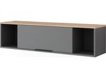 Vicco Scaffale A Muro Betti, 120 X 30 Cm, Antracite/Sonoma