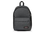 Freizeitrucksack EASTPAK OUT OF OFFICE, Gr. B/H/T: 29cm x 44cm x 22cm, schwarz (schwarz denim), Polyester, Basic, Rucksäcke, Cityrucksack Arbeitsrucksack Schulrucksack