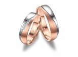 Trauring MARRYA Titan Ringe Trauringe Eheringe Partnerringe Gr. 68, rosa (herren ring, silber, rosé), Fingerringe, Damen, 68, Titan