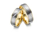 Trauring MARRYA Titan Ringe Trauringe Eheringe Partnerringe Gr. 62, gold (herren ring, gold, silber), Fingerringe, Damen, 62, Titan