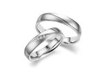 Trauring MARRYA Titan Ringe Trauringe Eheringe Partnerringe Gr. 60, silber (damen ring, silber), Fingerringe, Damen, 60, Titan