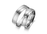 Trauring MARRYA Titan Ringe Trauringe Eheringe Partnerringe Gr. 66, silber (damen ring, silber), Fingerringe, Damen, 66, Titan