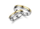 Trauring MARRYA Titan Ringe Trauringe Eheringe Partnerringe Gr. 66, gold (herren ring, silber, gold), Fingerringe, Damen, 66, Titan