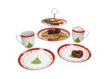 Set Da Colazione Da Sogno Da 5 Pezzi Etagere Tazza Da Caffè Piatto Da Torta Biscotti