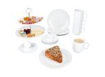 Set Da 13 Pezzi Per La Colazione Etagere Tommy Piatto Tazza Tazza D'uovo Etagere A 2 Livelli