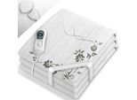 Sinnlein Coperta Riscaldata 150 X 80 Cm - Con Motivo Coperta Riscaldata Elettrica Spegnimento Automatico Coperta Riscaldata Letto Riscaldato Xxl