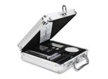 Lenco TTA-12IN1PRO - Set Di Accessori Professionali Per Giradischi 12 In 1 - Set Deluxe Per La Pulizia Dei Dischi - Argento