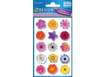 Premium Creative 3D Sticker Blumen
