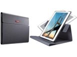 Folio Sottile Rotante Nero Per Samsung Galaxy Tab 4 10.1