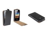 Custodia Flip Per Samsung Galaxy Pocket 2 Nero Ultra Sottile