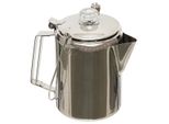 Caffettiera Fox Outdoor, Con Percolatore, In Acciaio Inox, (9 Tazze)