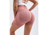 Leggings Corti Push Up - Rosso/S KP14789