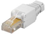 Goobay 68859 Spina RJ45 Senza Attrezzi Cat 5E Utp Non Schermata, Cat 5E - Per 3 Diversi Cavi Ø: Fino A 5,2 / 6,4 / 7,5 Mm