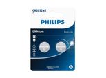 Philips 1X2 Pile A Bottone Al Litio CR2032 - Batteria - CR2032
