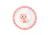 Piatto Fondo In Plastica Canpol Babies - Motivo Gatto, Rosa, Singolo