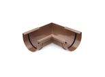 Bryza Grondaia Angolare Interna In Plastica Ø 150 Mm, Marrone Ral 8017