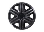 Azione 4 X Copriruota Universali Doublecolor 14" Set Di 4 Auto Nrm Grafite-Nero"