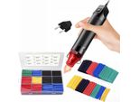 Rosfix Mini Pistola Ad Aria Calda 300W + Set Di Tubi Termorestringenti 850 Pezzi - Combinazione Perfetta Per Lavori Precisi