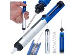 Rosfix Pompa Dissaldante, Pompa Manuale – Punta In Teflon Da 3/5 Mm, Corpo In Alluminio, Antistatica | Per Elettronica, Lavori Di Saldatura