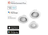 3X Faretto Da Incasso Wifi Led 5W/32W Bianco