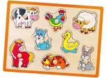 Puzzle Di Legno Fattoria Viga Toys Puzzle