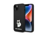 Karl Lagerfeld Klhcp14Msnchbck Custodia Rigida Per Iphone 14 Plus / 15 Plus 6,7 Czarny / Choupette In Silicone Nero