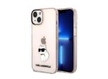 Karl Lagerfeld Klhcp14Mhnchtcp Custodia Rigida Per Iphone 14 Plus / 15 Plus 6,7 RóżOwy/Rosa Ikonik Choupette
