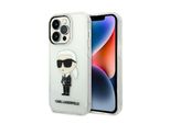 Karl Lagerfeld Klhcp14Xhniktct Custodia Rigida Trasparente Per Iphone 14 Pro Max 6.7 Iconic Karl Lagerfeld