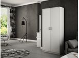 Armadio Con Scaffali Lucette – Larghezza 74 Cm, Bianco