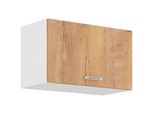 Armadietto Per Cappa Aspirante Sabrya - Larghezza 60 Cm, Rovere Lefkas / Bianco