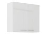 Armadietto Superiore Da Cucina Lajla - Larghezza 80 Cm, Bianco