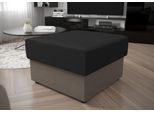 Pouf Ophelia - Grigio Scuro / Marrone Chiaro