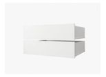 Set Di 2 Cassetti Per Armadi Con Una Profondità Di 45 Cm Unis - Bianco