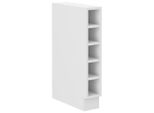 Armadietto Inferiore Aperto Sabrya - Larghezza 15 Cm, Bianco