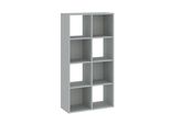 Scansia Stretta Con Scaffali Lampases 3 - Grigio