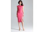 Lenitif Abito Midi Donna Nenneke L034 Rosa Xl