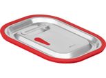 Coperchio Per Contenitore Gn Meal Con Bordo In Silicone Per Gn 1/2, Coperchio Per Contenitore Catering In Acciaio Inox