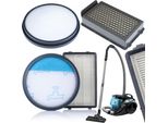 Rosfix Filtri Per Aspirapolvere 4X – Ricambio Per Modelli Rowenta/Tefal RO371/TW371 | 2 Filtri In Schiuma Lavabili, 2 Filtri Hepa
