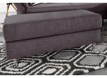 Hocker Sit & More "Avignon", Grau (Dunkelgrau), B:102Cm H:45Cm T:67Cm, Struktur (100% Polyester);Struktur Fein ( 100% Polyester);Struktur Gropb ( 100% Polypropylen), Hocker, Hocker