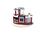 SpielküChe Klein "Gourmet International - Miele", Bunt (Rot, Silberfarben), SpielküChen, Kinderb:120Cm H:95Cm T:46Cm, Made In Germany, B:120Cm H:95Cm T:46Cm