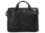 Aktentasche SANSIBAR, Damen, Gr. B/H/T: 37cm x 30cm x 9cm onesize, schwarz, Leder, gepflegt, Taschen, echt Leder